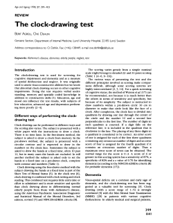 The clock-drawing test - Oxford Academic
