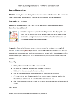 collaboration. This game