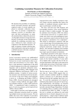 Proceedings of the COLING/ACL 2006 Main Conference Poster