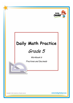 Grade 5 - StudyChamp