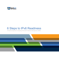 6 Steps to IPv6 Readiness