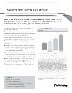 Keeping your savings plan on track