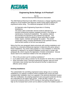 Engineering Series Ratings: Is It Practical?