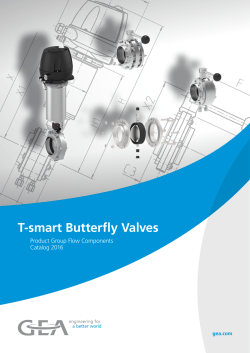 T-smart Butterfly Valves