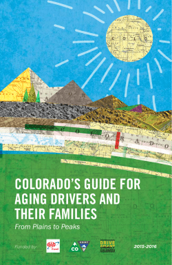 colorado`s guide for aging drivers and their families