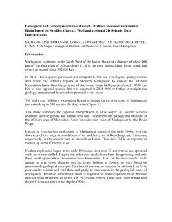 Geological and Geophysical Evaluation of Offshore