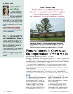 Funeral museum showcases the importance of what we do