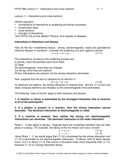 PHYS 390 Lecture 11