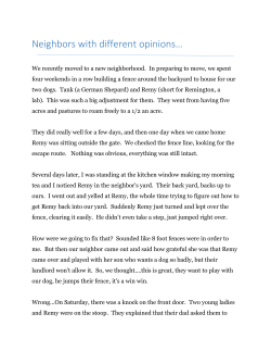 Neighbors with different opinions&hellip;
