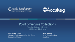 Point of Service Collections
