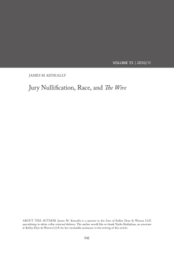 Jury Nullification, Race, and The Wire