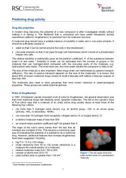 Predicting drug activity