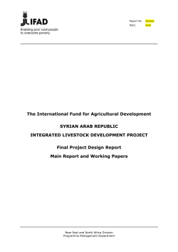 The International Fund for Agricultural Development SYRIAN