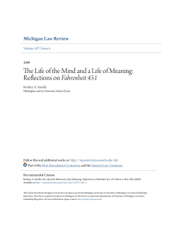 The Life of the Mind and a Life of Meaning