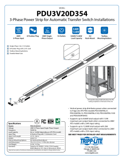 PDU3V20D354 - Tripp Lite