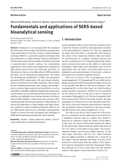 Fundamentals and applications of SERS