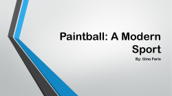 Paintball: A Modern Sport
