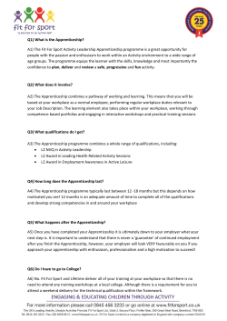 FAQ`s - Fit For Sport