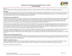 High School Conceptual Progressions Model Course 1