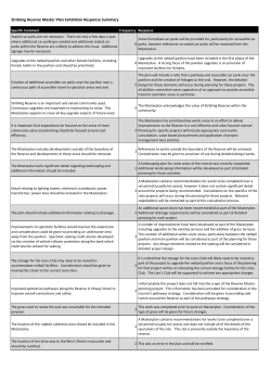 Stribling Reserve Master Plan Exhibition