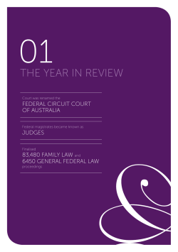 Federal Circuit Court of Australia Annual Report 2012-13