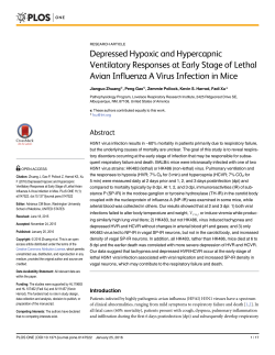 Depressed Hypoxic and Hypercapnic Ventilatory Responses