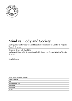 Mind vs. Body and Society