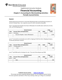Financial Accounting