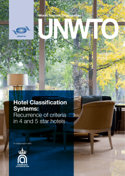 Hotel Classification Systems: Recurrence of criteria in 4 and 5 star