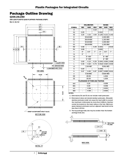 q208.28x28d: 208 Lead Plastic Quad Flatpack Package