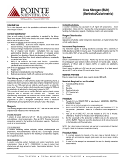 Urea Nitrogen (BUN) (Berthelot/Colorimetric)