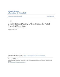 Counterfeiting Dali and Other Artists: The Art of Surrealist Deception