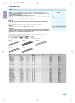 F-LINE for T16 lamps