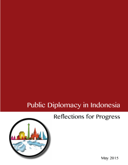 Public Diplomacy in Indonesia