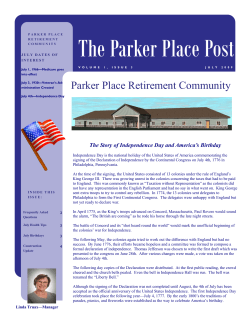 July - Parker Place
