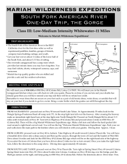 Please refer to this - Mariah Wilderness Expeditions
