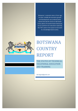 Botswana - Association for the Development of Education in Africa