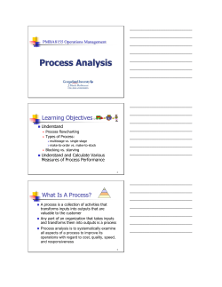 Process Analysis