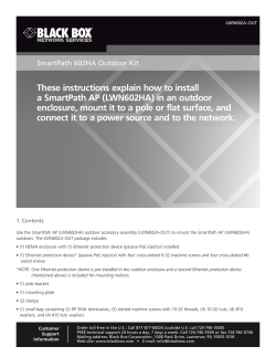 SmartPath 602HA Outdoor Kit - Black Box Network Services