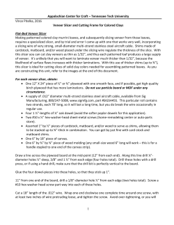 How to Make a Slicer for Colored Clay Murrini