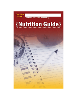 Nutrition Guide