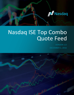 Nasdaq ISE Top Combo Quote Feed