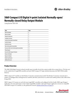 5069 Compact I/O Digital 4-point Isolated Normally