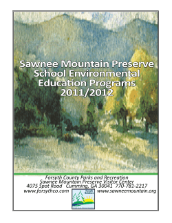 Sawnee Mountain Preserve