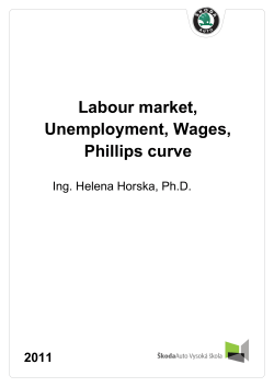 Labour market, Unemployment, Wages, Phillips curve