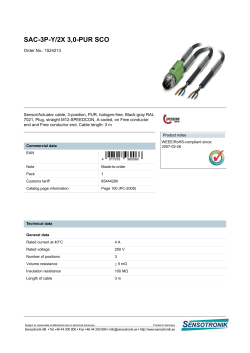 SAC-3P-Y/2X 3,0-PUR SCO