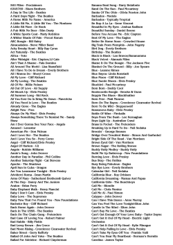 Nearly Famous Repertoire