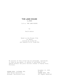the lake house - Whoa is (Not) Me