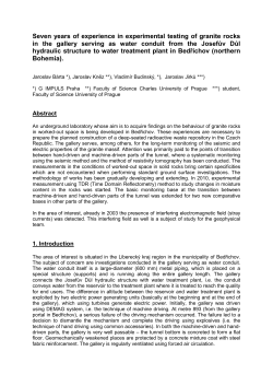 Seven years of experience in experimental testing of - G