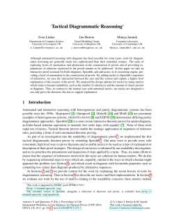 Tactical Diagrammatic Reasoning